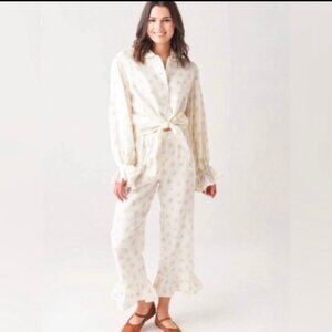Sleeper Rumba Daisy Lounge Set 100% Linen, New